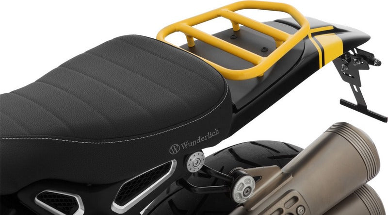 Wunderlich pillion luggage rack “Rallye” - without passenger frame - yellow | Edition 40 Years GS | 31742-409