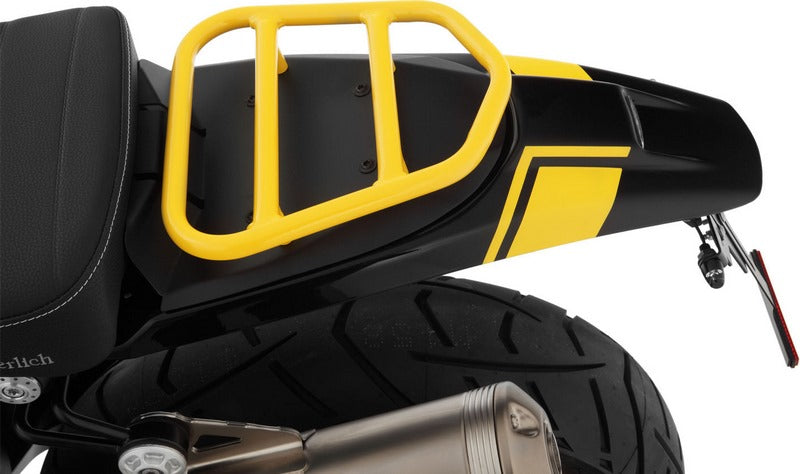 Wunderlich pillion luggage rack “Rallye” - without passenger frame - yellow | Edition 40 Years GS | 31742-409