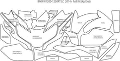 Wunderlich VentureShield fairing set incl. tank set - clear | 33320-100