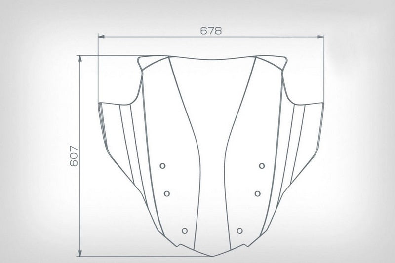 Wunderlich Windscreen Marathon, Clear | 35380-101