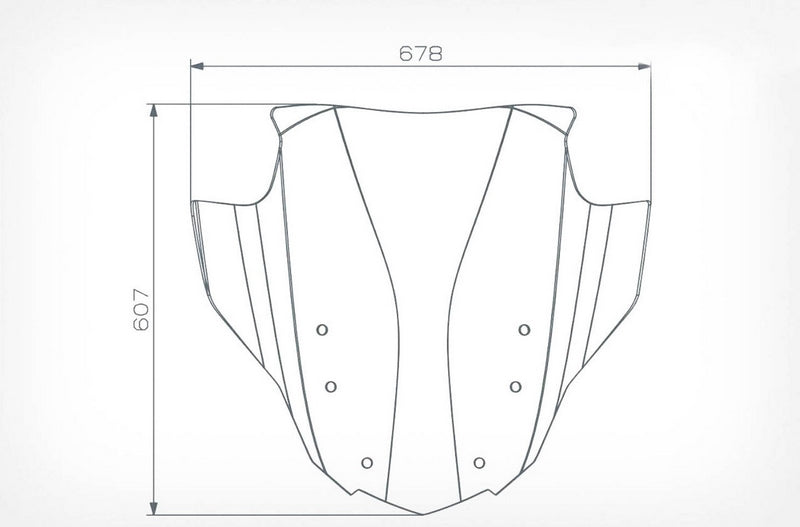 Wunderlich Touring Screen Marathon Airvented - Smoked Grey | 35380-302