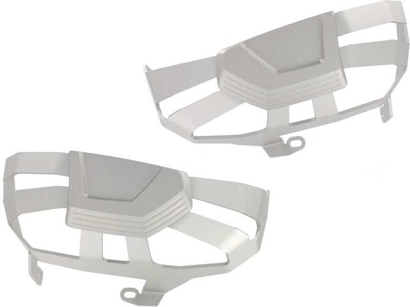Wunderlich Valve Cover & Cylinder Protectors Left + Right - Silver | 35600-001