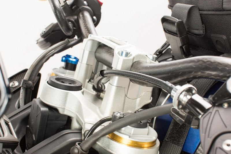 Wunderlich Handlebar Risers Sportergo - Silver | 35631-001