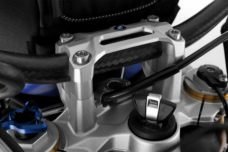 Wunderlich Handlebar Risers Sportergo - Silver | 35631-001