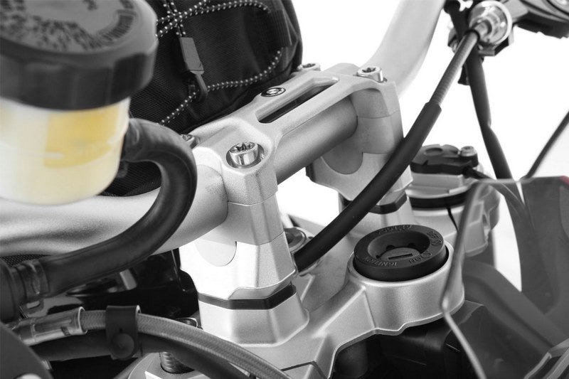 Wunderlich Handlebar Risers Sportergo - 20Mm - Silver | 35631-101