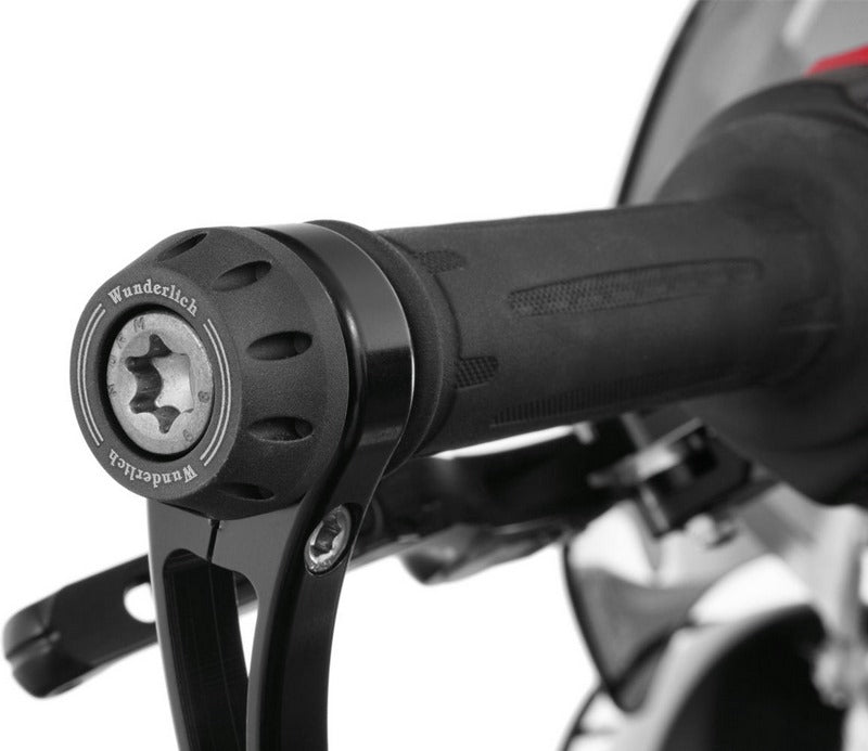 Wunderlich Adapter Handlebar End Mirror - Set - Black | 35661-100