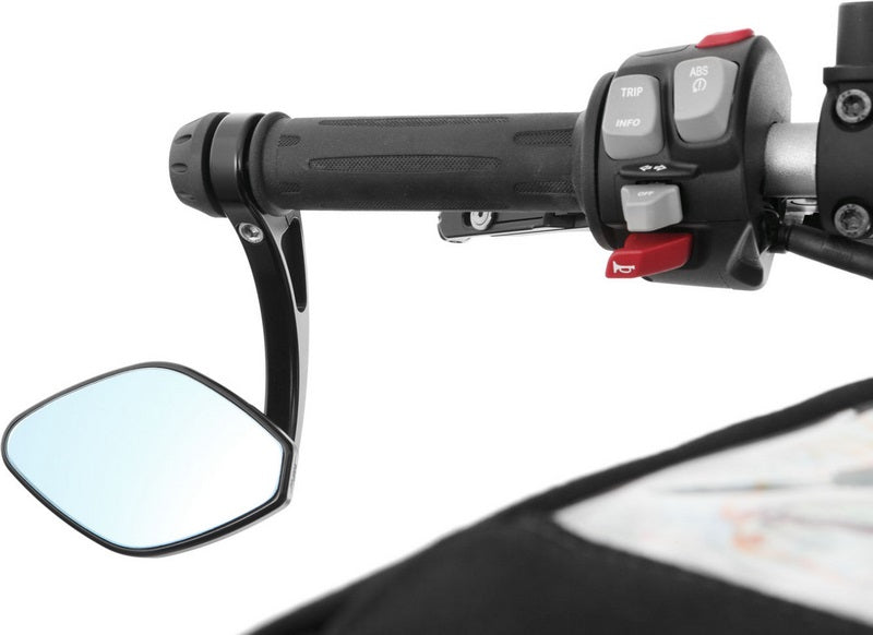 Wunderlich Adapter Handlebar End Mirror - Set - Black | 35661-100