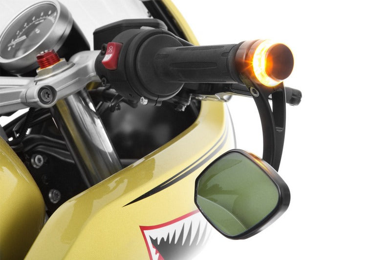 Wunderlich Adapter Handlebar End Mirror For Indicator M-Blaze - Set - Black | 35661-200
