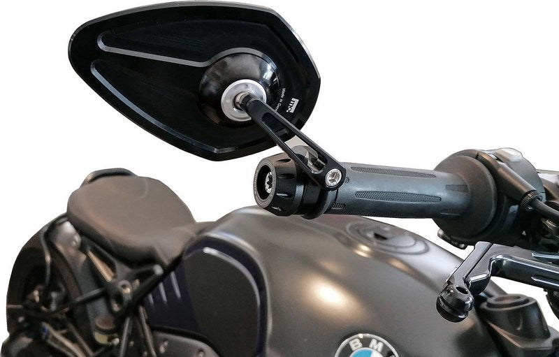 WUNDERLICH Adapter for handlebar mirror - Set - black | 35661-300