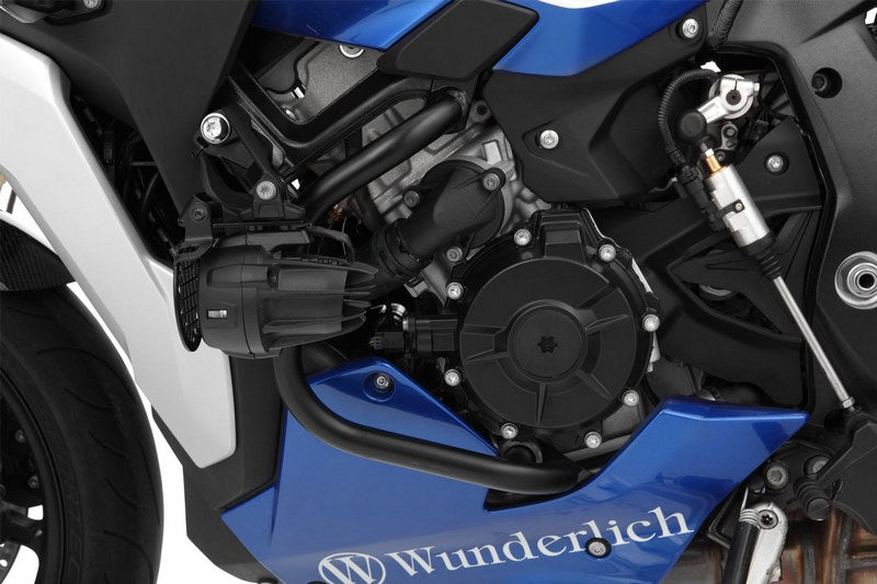 WUNDERLICH Mounting kit original auxiliary headlight with engine guard S 1000 XR - black | 35835-102