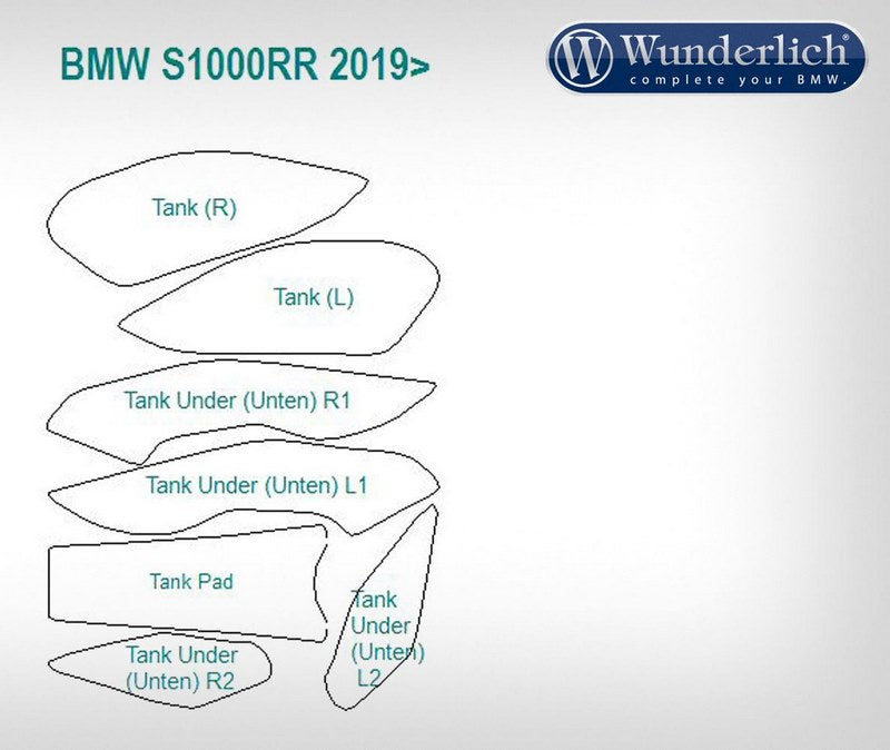 WUNDERLICH Tank protection PremiumShield - clear | 35970-010