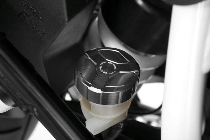 Wunderlich Brake Reservoir Aluminum Cover Rear - Titanium | 36030-003