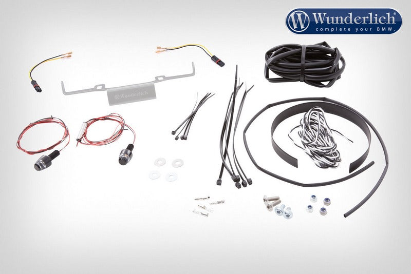 Wunderlich Indicator Set For Swing Licence Plate Holder - Black | 36342-604