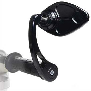 WUNDERLICH MFW mirror stem for handlebar end - black | 36370-002