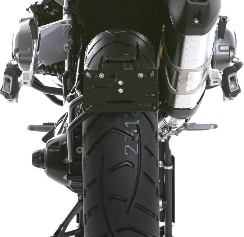 Wunderlich "Swing" Tail Section Licence Plate Holder For Shaft Drive - Black | 38982-002
