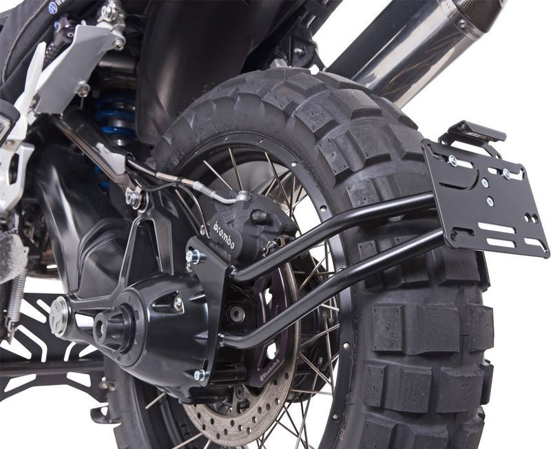 Wunderlich "Swing" Tail Section Licence Plate Holder For Shaft Drive - Black | 38982-002