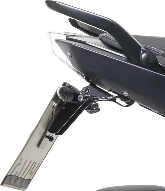 Wunderlich Signal Bracket License Plate Holder For Original Blinker - Black | 38983-102