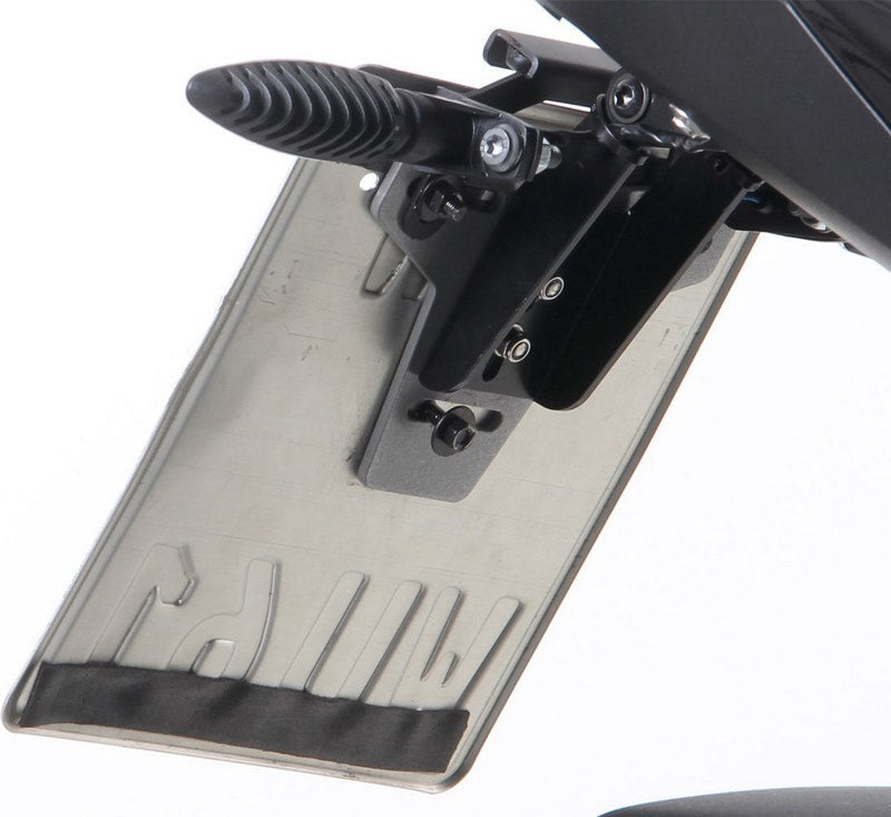 Wunderlich Signal Bracket License Plate Holder For Original Blinker - Black | 38983-102