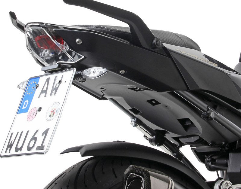 Wunderlich Signal Bracket License Plate Holder For Original Blinker - Black | 38983-102