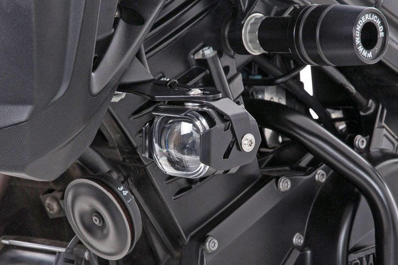 Wunderlich Led Additional Headlight “Microflooter” For Vehicle Install - Black | 40500-102