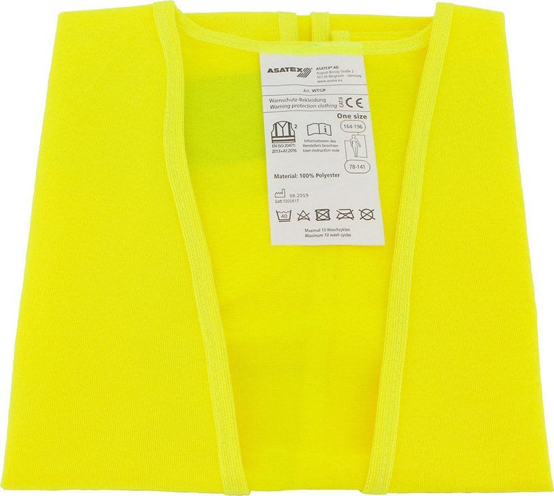 WUNDERLICH Neon yellow hazard vest - Universal | 41602-903