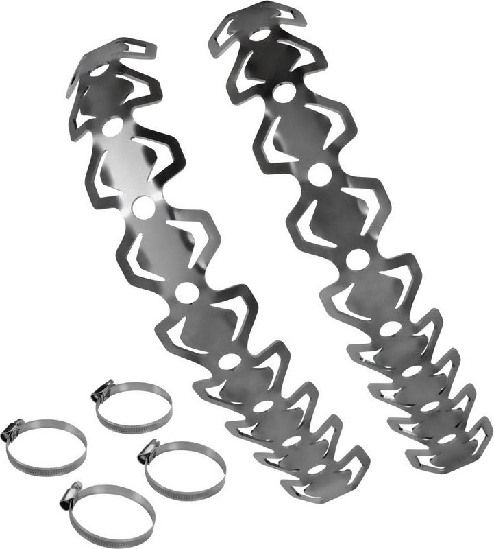 Wunderlich Header Pipe Protector Dakar - Silver | 41982-101