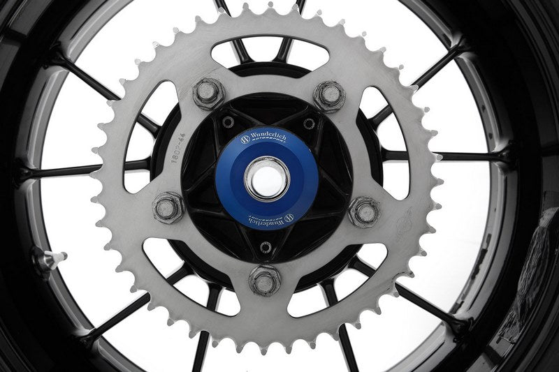 WUNDERLICH TRACKDAY back wheel spacing sleeve - Chain side - blue | 42145-508