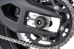 Wunderlich “DOUBLESHOCK” axle protection pads - rear - black | 42159-102
