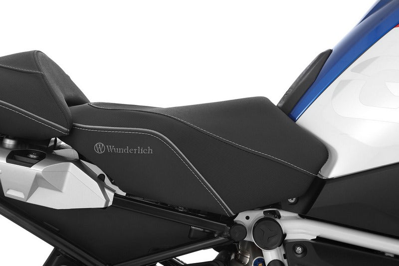 Wunderlich "AKTIVKOMFORT" rider seat with seat heating - high - black | 42720-622