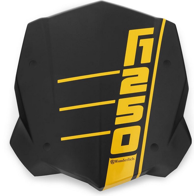 WUNDERLICH windshield FLOWJET - yellow | Edition 40 Years GS | 42730-009