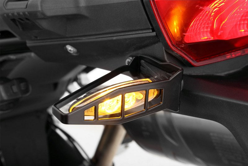 Wunderlich Indicator Protection Long Rear - Set - Black | 42841-202