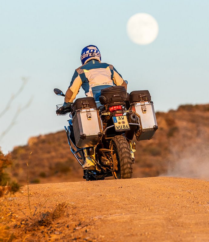 Wunderlich "MARATHON" windshield for the BMW F 850 GS Adventure - smoked grey | 43971-002