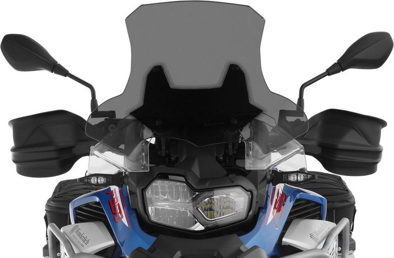 Wunderlich "MARATHON" windshield for the BMW F 850 GS Adventure - smoked grey | 43971-002