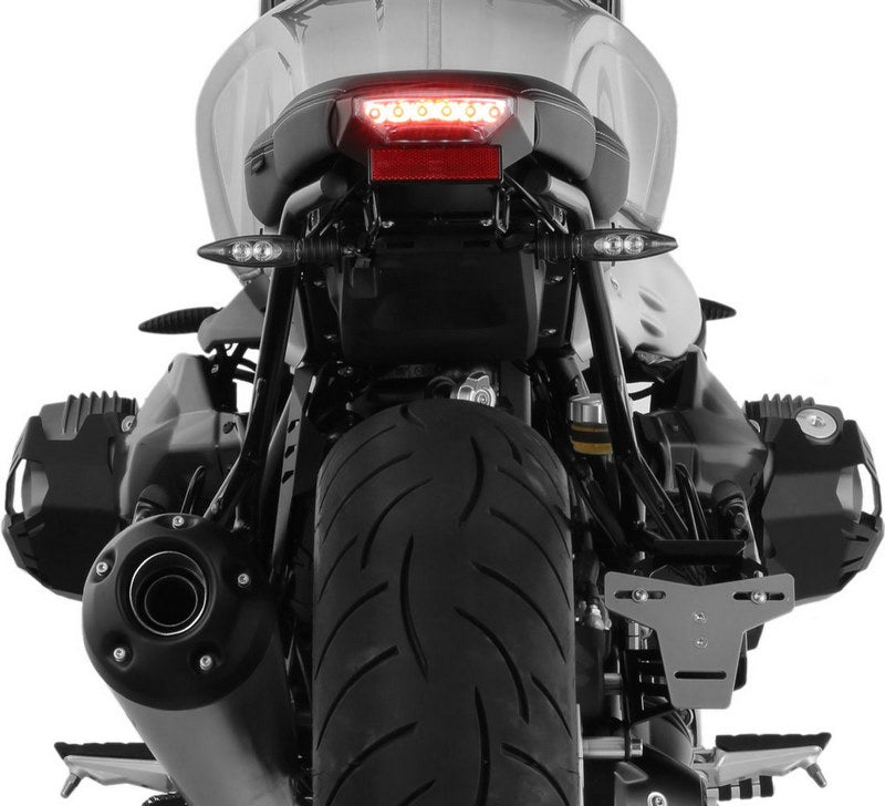 Wunderlich Tail Section "Low" (With Tail Light Conversion) - Black-Titanium | 44111-002