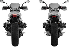 Wunderlich Tail Section "Low" (With Tail Light Conversion) - Black-Titanium | 44111-002