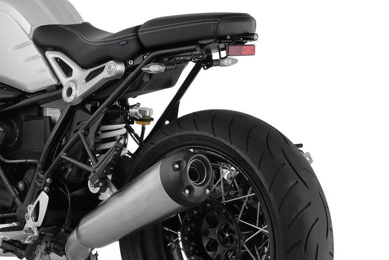 Wunderlich Tail Section "Low" (With Tail Light Conversion) - Black-Titanium | 44111-202