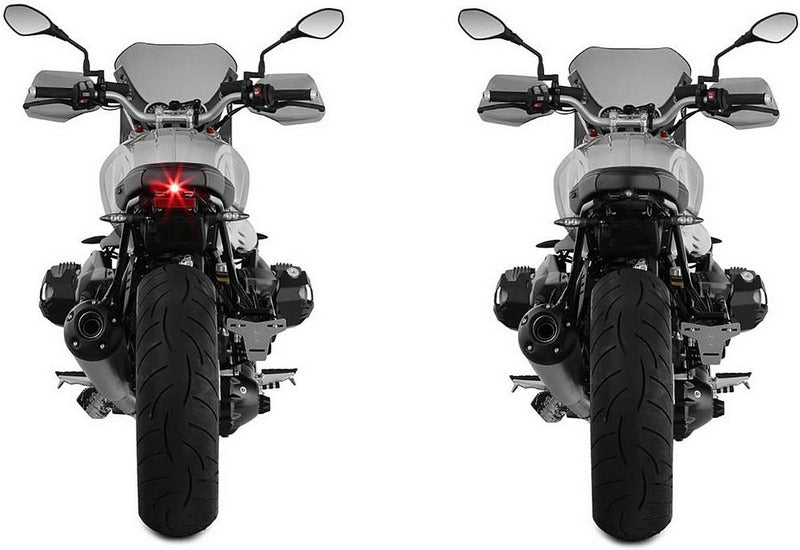 Wunderlich Tail Section "Low" (With Tail Light Conversion) - Black-Titanium | 44111-202
