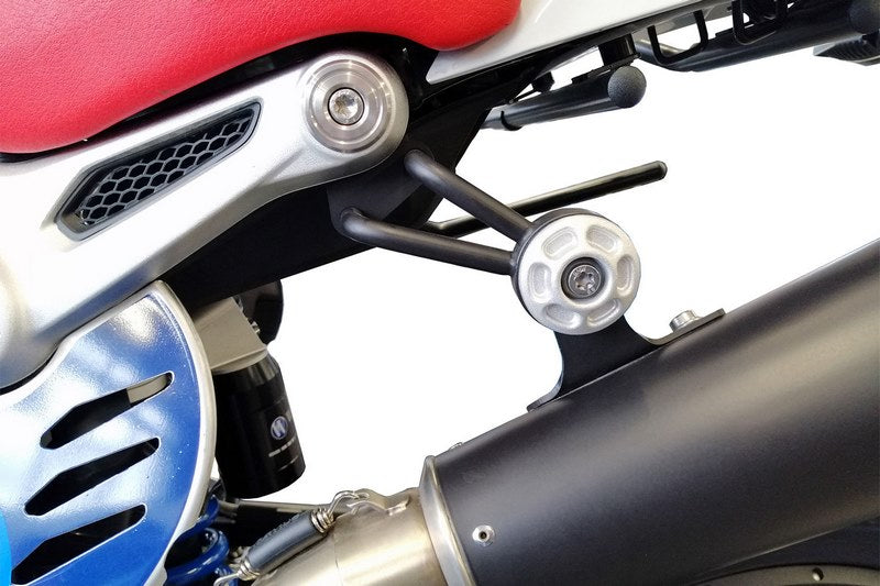 Wunderlich exhaust pipe holder R nineT - high - black | 44201-502