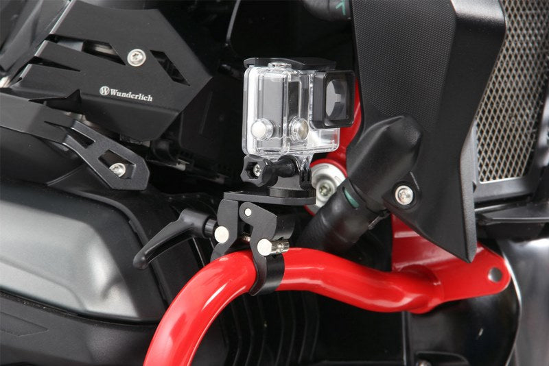 Wunderlich Universial Camera Holder For Round Tubes - Black | 44601-002