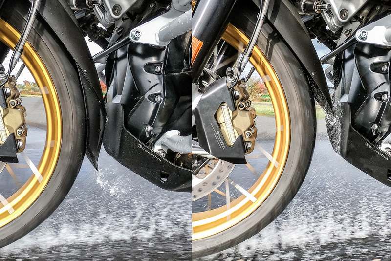 Wunderlich »EXTENDA FENDER XL« mudguard extension - front - black | 44790-202