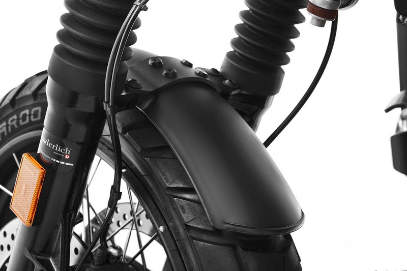 Wunderlich Classic Front Low Mudguard, Black | 44850-412