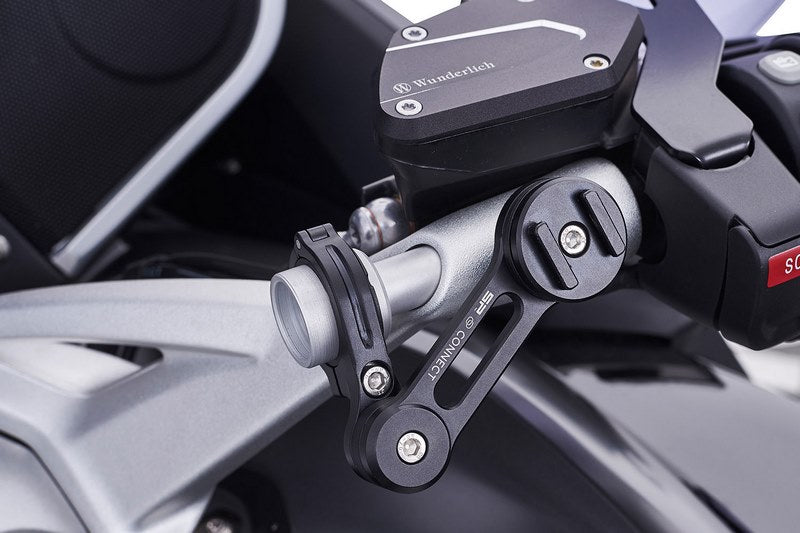 Wunderlich Adapter For Sp-Connect On Stub Handlebars - Silver | 45150-401