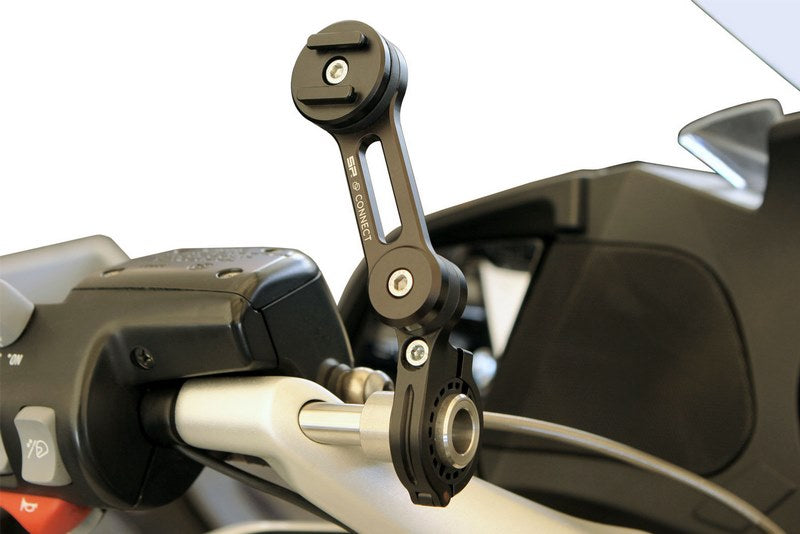 Wunderlich adapter for SP-Connect on stub handlebars - silver | 45150-411