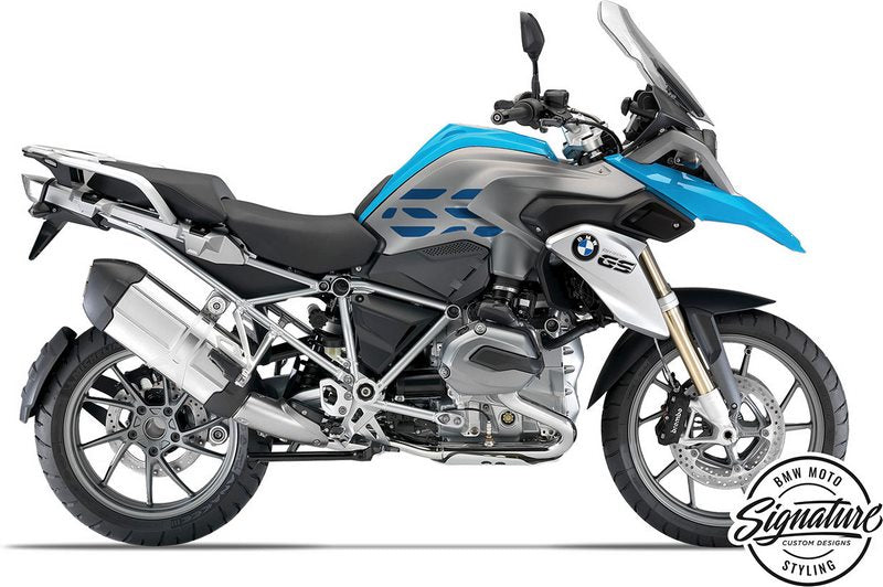 WUNDERLICH GS Lines One Colour Cobalt blue engine decorative kit - blue | 48300-003