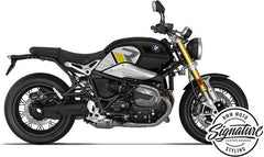WUNDERLICH R-Line Side Sticker Clear tank decorative kit - black-yellow | 48300-124