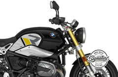 WUNDERLICH R-Line Side Sticker Clear tank decorative kit - black-yellow | 48300-124