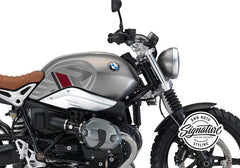 WUNDERLICH R-Line Side Sticker Clear tank decorative kit - silver-red | 48300-127