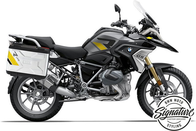 WUNDERLICH Decorative kit for R-Line original vario case - black-yellow | 48700-124