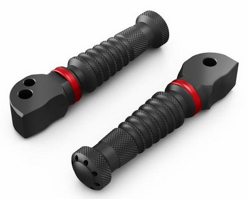 Yamaha Genuine Passenger Footrests Black-Red | 1WS-F2743-30-00 / 1WSF27433000