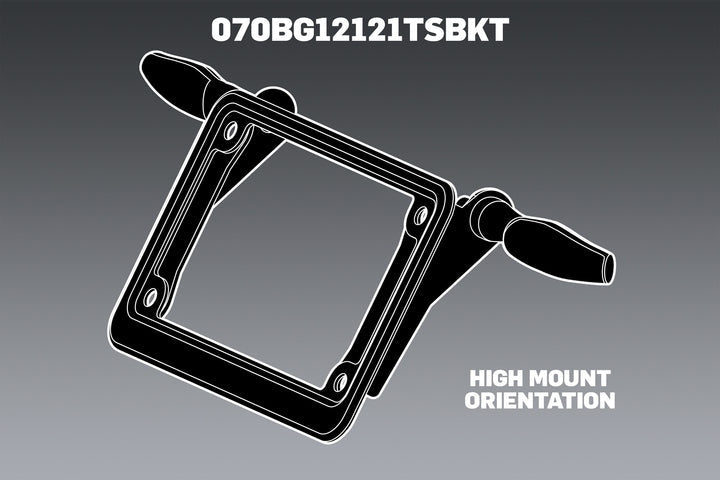 Yoshimura USA Universal Corner-Mount Turn Signal Bracket Kit | 070BG12121TSBKT